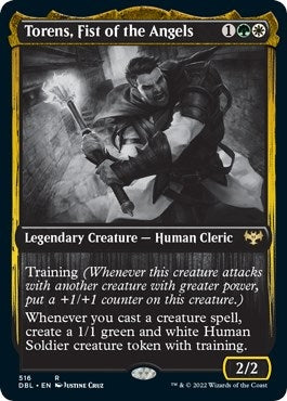 Image for Torens, Fist of the Angels (516) [Innistrad: Double Feature] - Magic: The Gathering