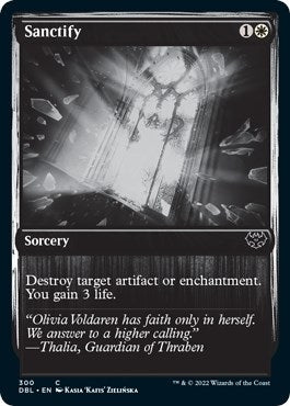 Image for Sanctify (300) [Innistrad: Double Feature] - Magic: The Gathering
