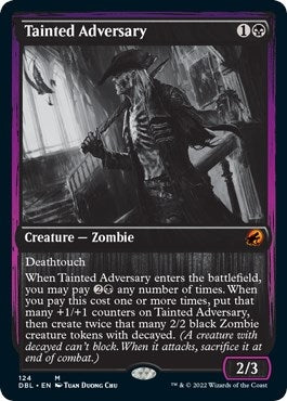Image for Tainted Adversary (124) [Innistrad: Double Feature] - Magic: The Gathering