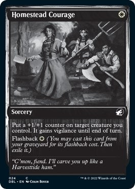 Image for Homestead Courage (24) [Innistrad: Double Feature] - Magic: The Gathering