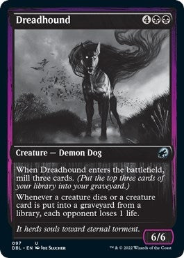 Image for Dreadhound (97) [Innistrad: Double Feature] - Magic: The Gathering