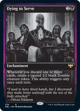 Image for Dying to Serve (376) [Innistrad: Double Feature] - Magic: The Gathering