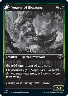 Image for Weaver of Blossoms (493) [Innistrad: Double Feature] - Magic: The Gathering