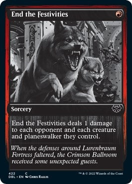Image for End the Festivities (422) [Innistrad: Double Feature] - Magic: The Gathering