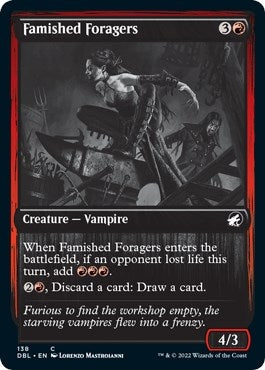 Image for Famished Foragers (138) [Innistrad: Double Feature] - Magic: The Gathering