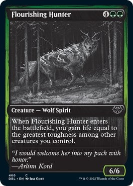 Image for Flourishing Hunter (466) [Innistrad: Double Feature] - Magic: The Gathering