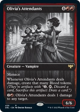 Image for Olivia's Attendants (439) [Innistrad: Double Feature] - Magic: The Gathering