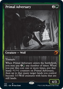 Image for Primal Adversary (194) [Innistrad: Double Feature] - Magic: The Gathering