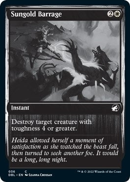Image for Sungold Barrage (36) [Innistrad: Double Feature] - Magic: The Gathering