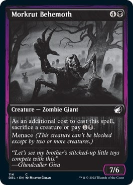 Image for Morkrut Behemoth (114) [Innistrad: Double Feature] - Magic: The Gathering