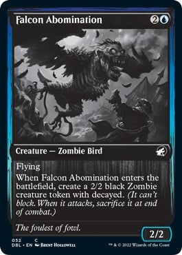 Image for Falcon Abomination (52) [Innistrad: Double Feature] - Magic: The Gathering