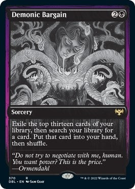 Image for Demonic Bargain (370) [Innistrad: Double Feature] - Magic: The Gathering