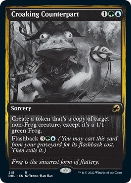 Image for Croaking Counterpart (215) [Innistrad: Double Feature] - Magic: The Gathering
