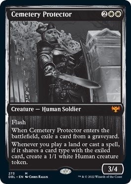 Image for Cemetery Protector (273) [Innistrad: Double Feature] - Magic: The Gathering