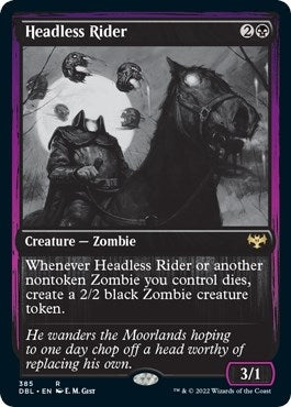 Image for Headless Rider (385) [Innistrad: Double Feature] - Magic: The Gathering