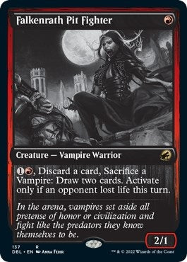 Image for Falkenrath Pit Fighter (137) [Innistrad: Double Feature] - Magic: The Gathering