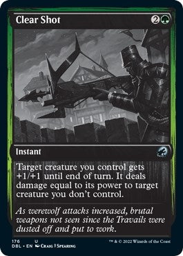 Image for Clear Shot (176) [Innistrad: Double Feature] - Magic: The Gathering