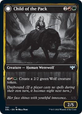 Image for Child of the Pack (501) [Innistrad: Double Feature] - Magic: The Gathering