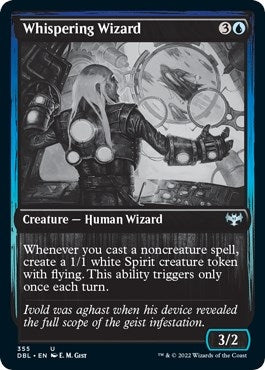 Image for Whispering Wizard (355) [Innistrad: Double Feature] - Magic: The Gathering