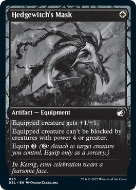 Image for Hedgewitch's Mask (23) [Innistrad: Double Feature] - Magic: The Gathering