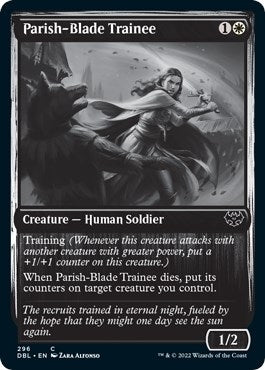 Image for Parish-Blade Trainee (296) [Innistrad: Double Feature] - Magic: The Gathering