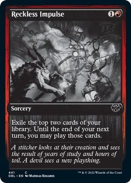 Image for Reckless Impulse (441) [Innistrad: Double Feature] - Magic: The Gathering