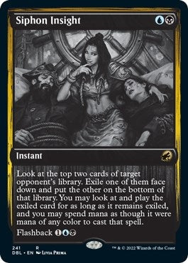 Image for Siphon Insight (241) [Innistrad: Double Feature] - Magic: The Gathering