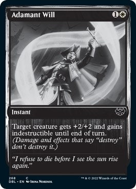 Image for Adamant Will (268) [Innistrad: Double Feature] - Magic: The Gathering