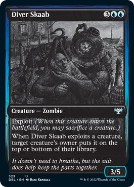 Image for Diver Skaab (323) [Innistrad: Double Feature] - Magic: The Gathering