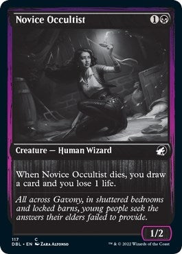 Image for Novice Occultist (117) [Innistrad: Double Feature] - Magic: The Gathering