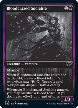 Image for Bloodcrazed Socialite (363) [Innistrad: Double Feature] - Magic: The Gathering