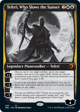 Image for Teferi, Who Slows the Sunset (245) [Innistrad: Double Feature] - Magic: The Gathering