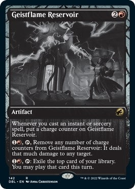 Image for Geistflame Reservoir (142) [Innistrad: Double Feature] - Magic: The Gathering