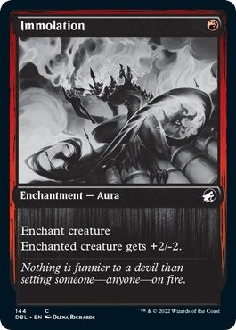 Image for Immolation (144) [Innistrad: Double Feature] - Magic: The Gathering