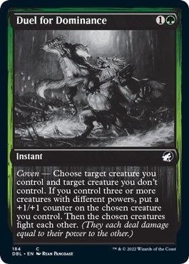 Image for Duel for Dominance (184) [Innistrad: Double Feature] - Magic: The Gathering
