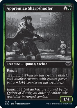 Image for Apprentice Sharpshooter (452) [Innistrad: Double Feature] - Magic: The Gathering