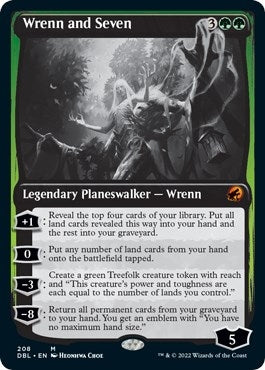 Image for Wrenn and Seven (208) [Innistrad: Double Feature] - Magic: The Gathering