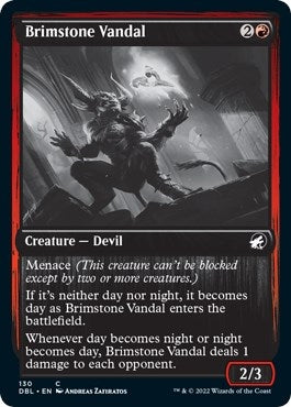 Image for Brimstone Vandal (130) [Innistrad: Double Feature] - Magic: The Gathering