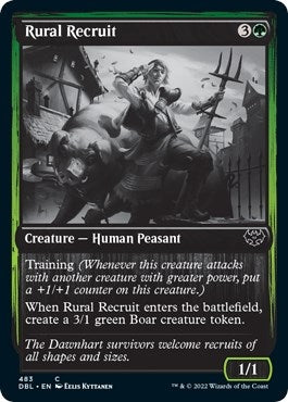 Image for Rural Recruit (483) [Innistrad: Double Feature] - Magic: The Gathering