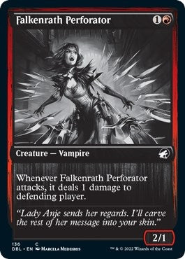 Image for Falkenrath Perforator (136) [Innistrad: Double Feature] - Magic: The Gathering