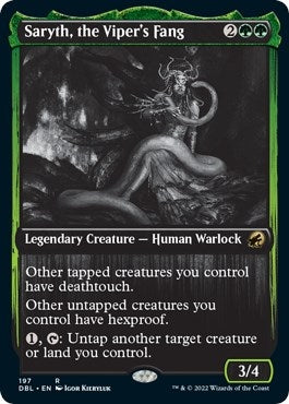 Image for Saryth, the Viper's Fang (197) [Innistrad: Double Feature] - Magic: The Gathering