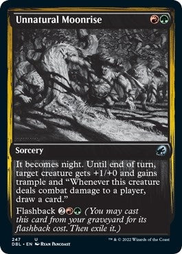 Image for Unnatural Moonrise (247) [Innistrad: Double Feature] - Magic: The Gathering
