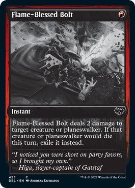 Image for Flame-Blessed Bolt (425) [Innistrad: Double Feature] - Magic: The Gathering