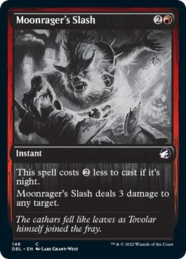 Image for Moonrager's Slash (148) [Innistrad: Double Feature] - Magic: The Gathering