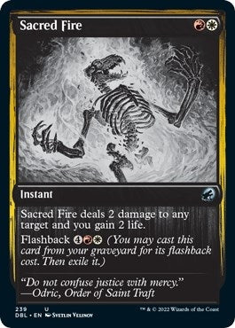 Image for Sacred Fire (239) [Innistrad: Double Feature] - Magic: The Gathering