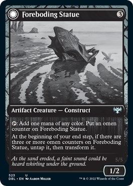 Image for Foreboding Statue (523) [Innistrad: Double Feature] - Magic: The Gathering