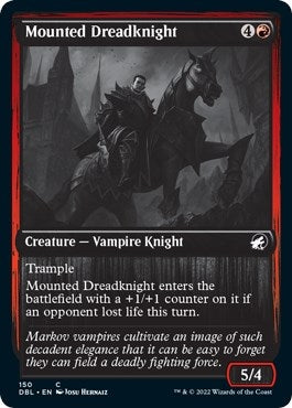 Image for Mounted Dreadknight (150) [Innistrad: Double Feature] - Magic: The Gathering