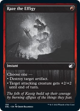 Raze the Effigy (156) [Innistrad: Double Feature]