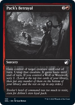 Image for Pack's Betrayal (153) [Innistrad: Double Feature] - Magic: The Gathering