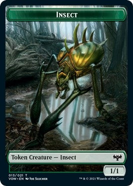 Image for Insect // Spirit (003) Double-Sided Token (13 // 3) [Innistrad: Crimson Vow] - Magic: The Gathering